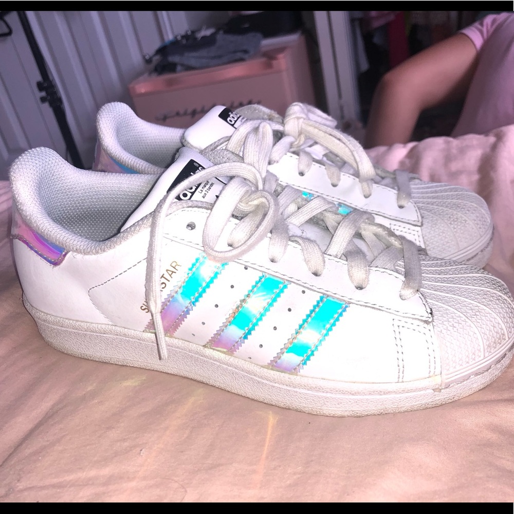 Holographic/Iridescent Superstar Sneakers